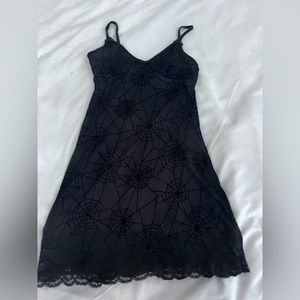 Black&Purple Spider Web Dress